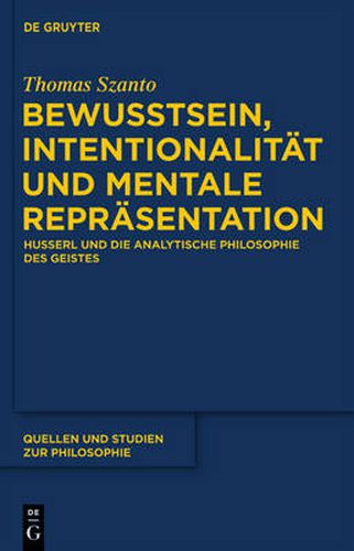 Cover image for Bewusstsein, Intentionalitat und mentale Reprasentation