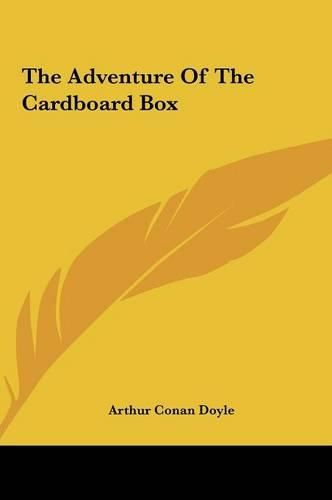 Cover image for The Adventure of the Cardboard Box