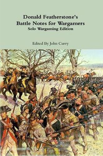 Cover image for Donald Featherstone's Battle Notes for Wargamers Solo Wargaming Edition