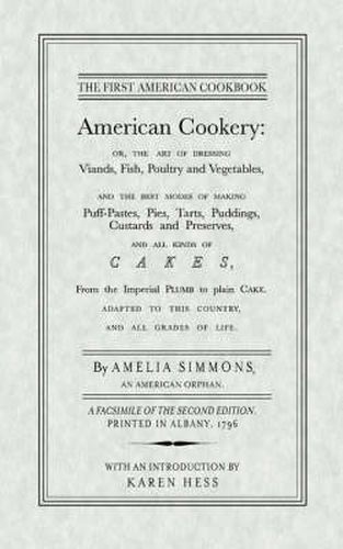 Cover image for American Cookery