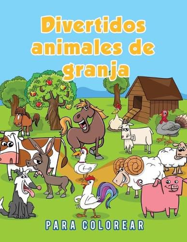 Divertidos animales de granja para colorear