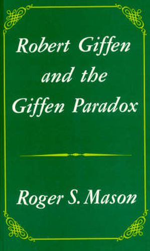 Cover image for Robert Giffen and the Giffen Paradox