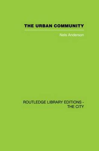 Cover image for The Urban Community: A World Perspective