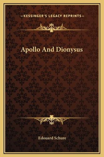 Apollo and Dionysus