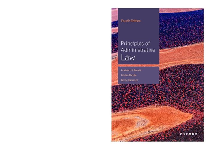 Cover image for Principles of Administrative Law