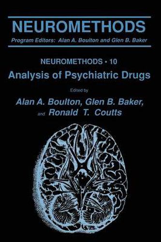 Cover image for Analysis of Psychiatric Drugs