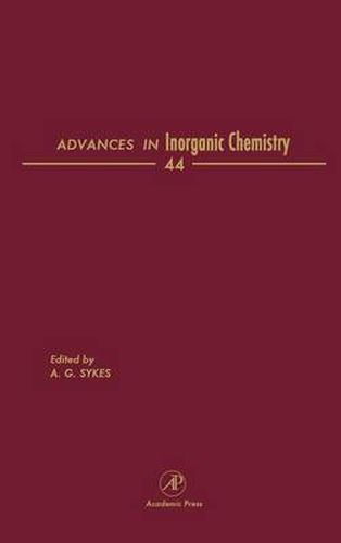 Cover image for Advances in Inorganic Chemistry