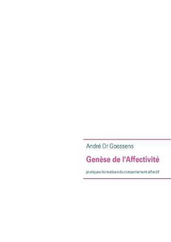 Cover image for Genese de L'Affectivite