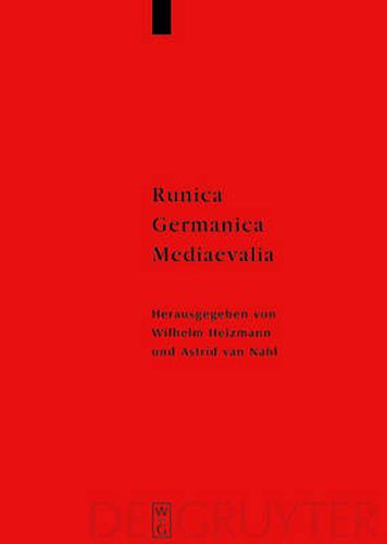 Cover image for Runica - Germanica - Mediaevalia