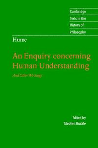 Cover image for Hume: An Enquiry Concerning Human Understanding: And Other Writings