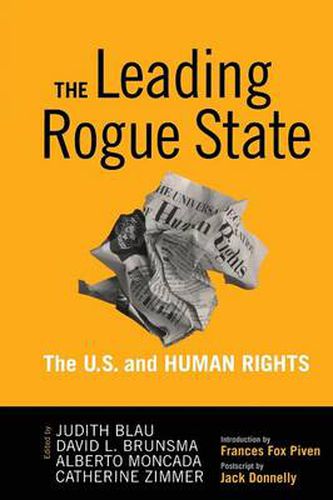 Cover image for The Leading Rogue State: The U.S. and Human Rights