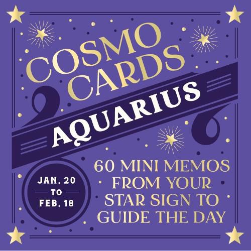 Cover image for Cosmo Cards: Aquarius