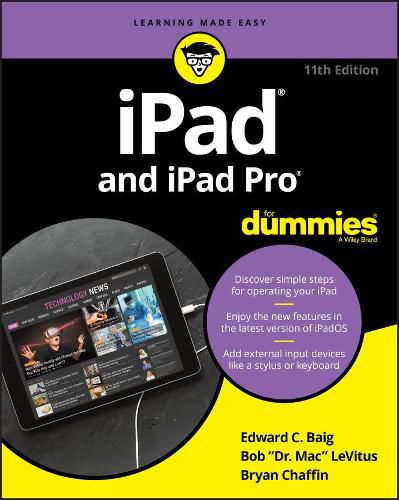 Cover image for iPad & iPad Pro For Dummies, 11th Edition