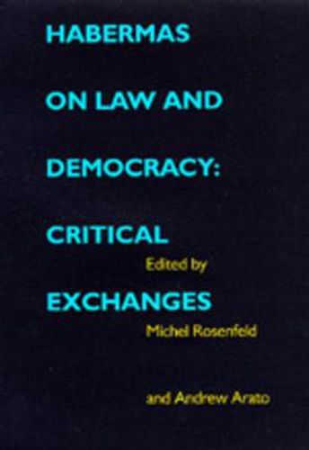 Cover image for Habermas on Law and Democracy: Critical Exchanges