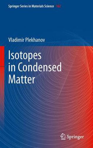 Cover image for Isotopes in Condensed Matter