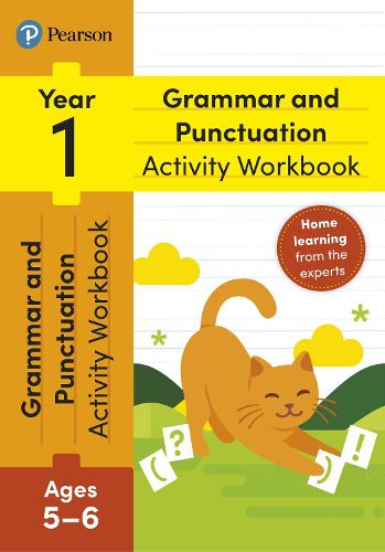 Cover image for Pearson Learn at Home Grammar & Punctuation Activity Workbook Year 1