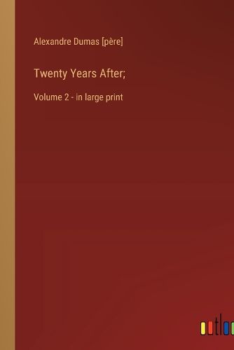 Cover image for Twenty Years After;