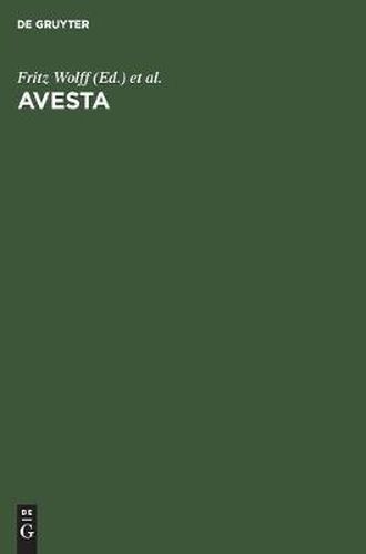 Cover image for Avesta: Die Heiligen Bucher Der Parsen