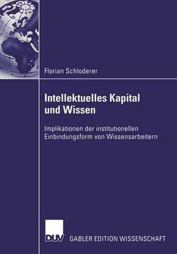 Cover image for Intellektuelles Kapital Und Wissen