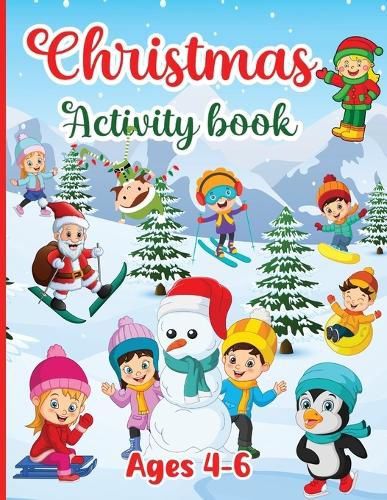 Cover image for Christmas Activity Book for kids Ages 4-6