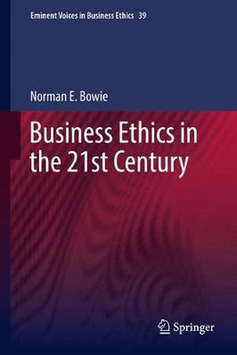 Cover image for Business Ethics in the 21st Century