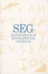 Cover image for Supplementum Epigraphicum Graecum