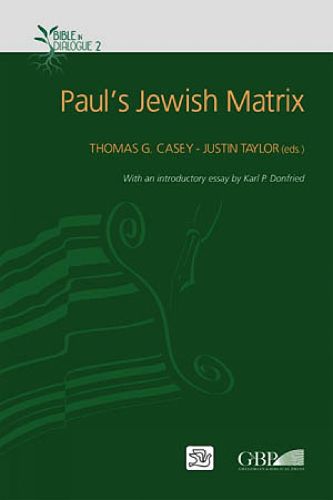 Cover image for Paul's Jewish Matrix