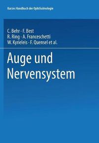 Cover image for Auge Und Nervensystem