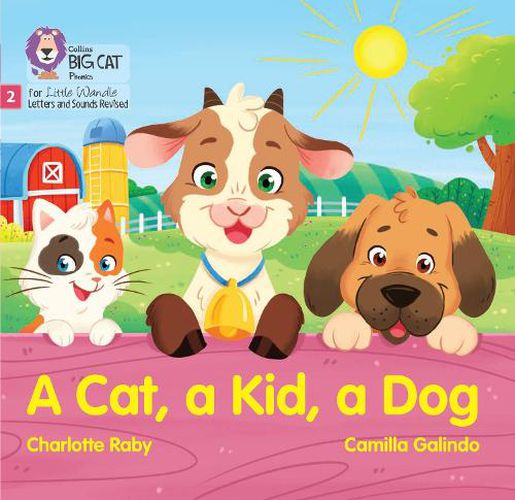 Cover image for A Cat, a Kid and a Dog: Phase 2 Set 3 Blending Practice