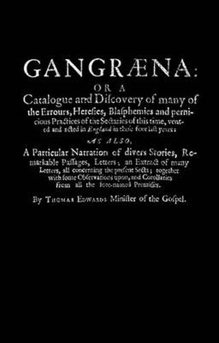 Cover image for Gangraena