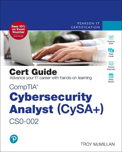 Cover image for CompTIA Cybersecurity Analyst (CySA+) CS0-002 Cert Guide