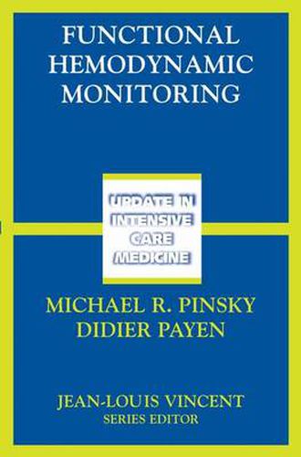 Cover image for Functional Hemodynamic Monitoring