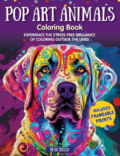 Cover image for Pop Art Animals Coloring Book