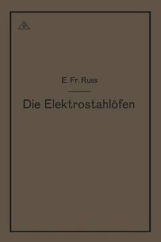 Cover image for Die Elektrostahloefen