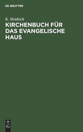 Cover image for Kirchenbuch Fur Das Evangelische Haus