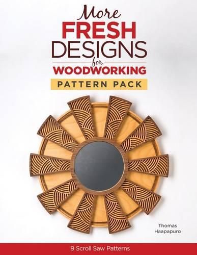 Cover image for More Fresh Designs for Woodworking Pattern Pack: 9 Scroll Saw Projects