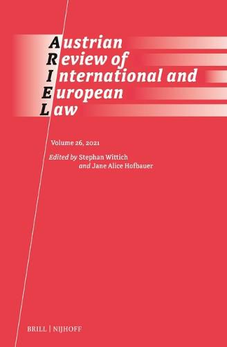 Austrian Review of International and European Law (2021)