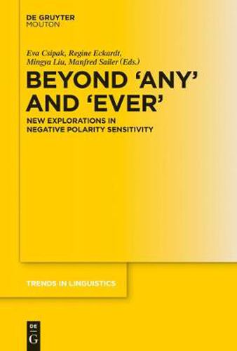 Beyond 'Any' and 'Ever': New Explorations in Negative Polarity Sensitivity