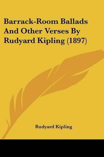 Cover image for Barrack-Room Ballads and Other Verses by Rudyard Kipling (1897)