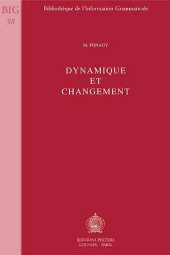 Cover image for Dynamique Et Changement
