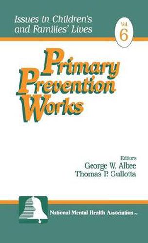 Cover image for Primary Prevention Works