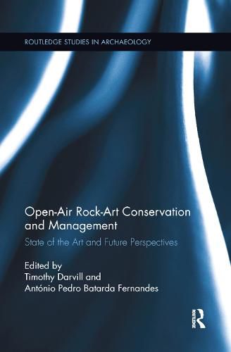 Cover image for Open-Air Rock-Art Conservation and Management: State of the Art and Future Perspectives