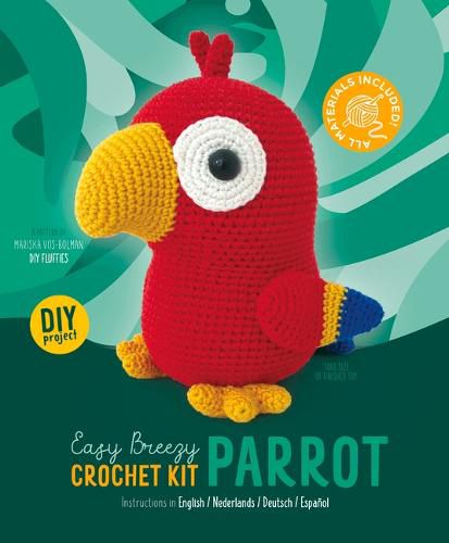 Cover image for Easy Breezy Crochet Kit Parrot