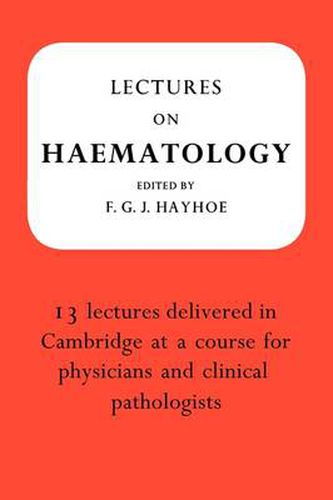 Cover image for Lectures on Haematology