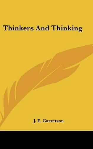 Cover image for Thinkers and Thinking