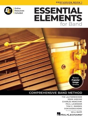 Cover image for Essential Elements for Band - Percussion Book 1