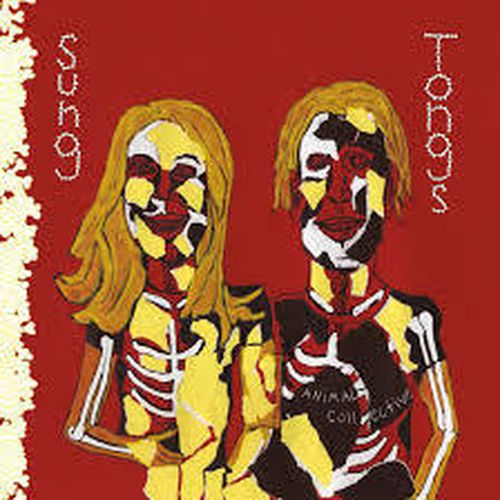 Cover image for Sung Tongs - Animal Collective *** 20th Anniversary Yellow/Ruby Vinyl