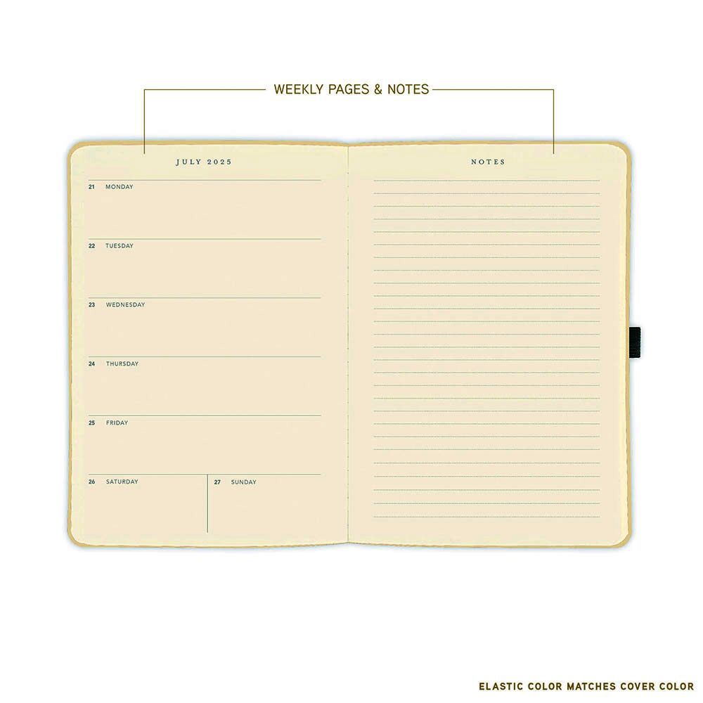 Classic Blue 6x8 Vegan Leather 2026 Planner Diary