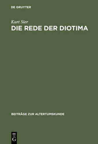 Cover image for Die Rede der Diotima