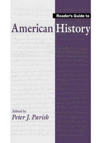 Cover image for Reader's Guide to American History